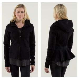 RARE LULULEMON SE Hiver 2013 Ruffled Up Scuba Hoodie